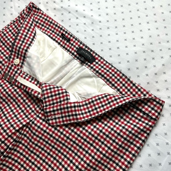 Talbot Hampshire Red and Black Checkered Pants - Picture 9 of 11